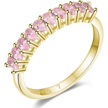 Šperk Dámský prstýnek se zirkony D1948 zlatá 9