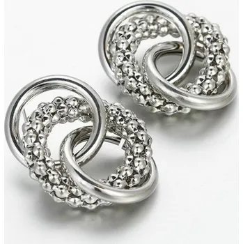 Náušnice Dámské visací náušnice G1488 stříbrná