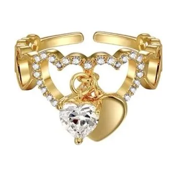 Prsten Dámský prstýnek se srdcem D2807