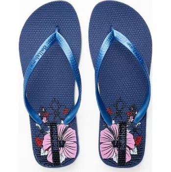 Dámská obuv Dámské plážové žabky A2575 modrá 35