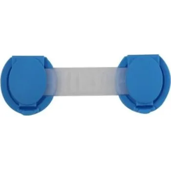 Dětská zábrana Bezpečnostní pojistka na nábytek E537 modrá