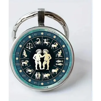 Přívěšek na klíče znamení zvěrokruhu - blíženci