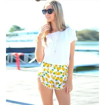 Dámské kraťasy Dámské letní šortky s ananasy L