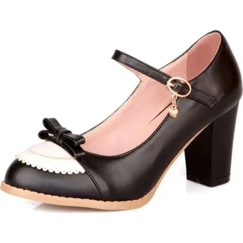 Dámské lodičky Dámské roztomilé lodičky se srdíčkem J1757 černá 37