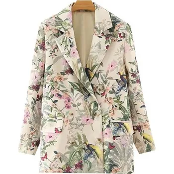 Dámské sako Dámské květované sako L