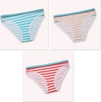 Kalhotky Dámské pruhované kalhotky - 3 ks XS 2