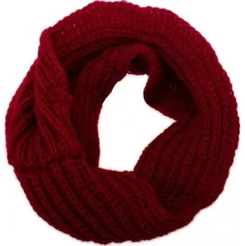 Šála Dámská zimní šála J508 bordová