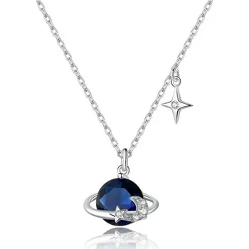 Náhrdelník Dámský náhrdelník s planetou a hvězdou