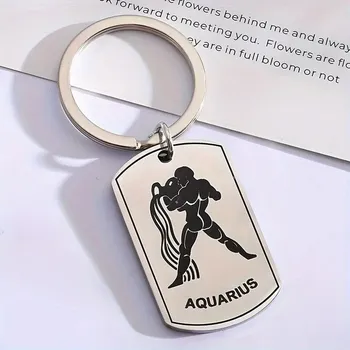 Přívěšek na klíče znamení zvěrokruhu - vodnář