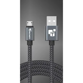 Datový kabel Datový kabel USB na Micro USB K591 šedá 1 m