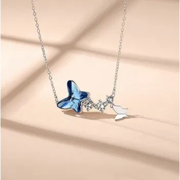 Náhrdelník Dámský náhrdelník s motýly G495 3