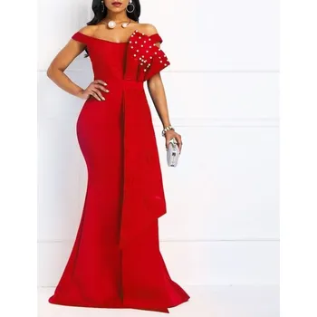 Dámské šaty Dámské večerní šaty červená M
