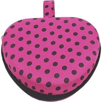 Úložný box Cestovní pouzdro na spodní prádlo ve tvaru jahody tmavě růžová