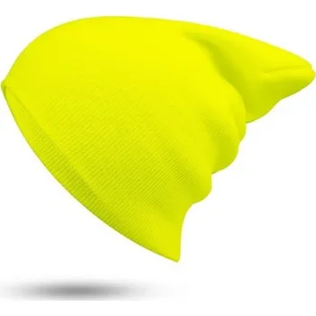 Čepice Dámská stylová zimní čepice J3259 žlutá