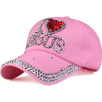 Kšiltovka Dámská džínová kšiltovka A2601 růžová