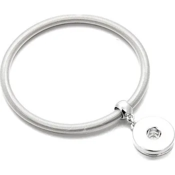 Náramek Dámský natahovací náramek s přívěskem J1833 stříbrná