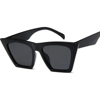 Sluneční brýle Dámské sluneční brýle hranaté E1247 černá