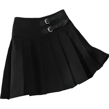 Dámská sukně Dámská skládaná sukně P1392 černá S