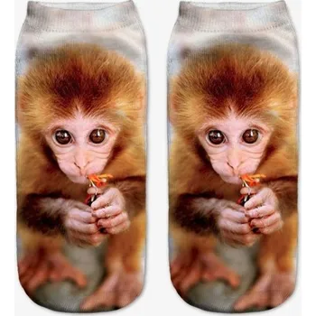 Dámské ponožky Dámské kotníkové ponožky se zvířátky 1