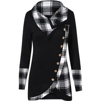 Dámská mikina Dámská asymetrická mikina A4 černá L