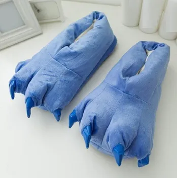 Dámské pantofle Dámské bačkory s drápy modrá 34-39