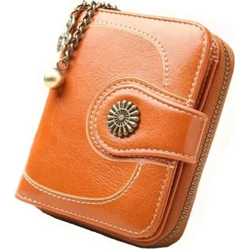 Peněženka Dámská kožená peněženka malá M263 oranžová