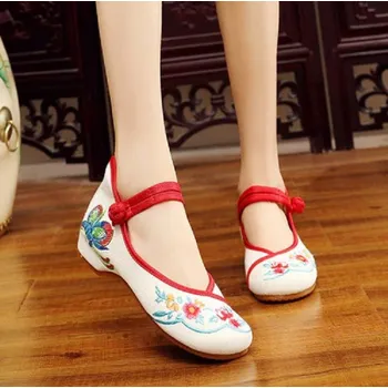 Dámské baleríny Dámské baleríny s květinami A602 krémová 37