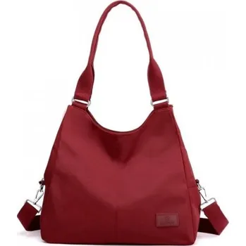 Kabelka Dámská plátěná kabelka M1082 vínová