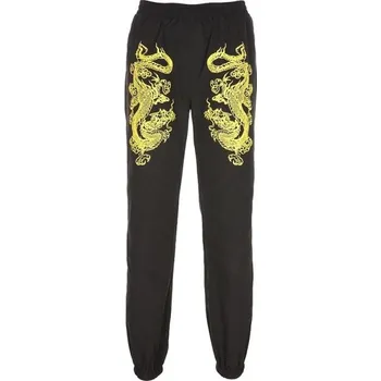 Dámské kalhoty s potiskem draka S