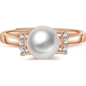 Prsten Dámský prstýnek D2198 starorůžová