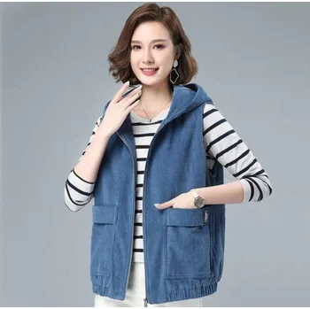 Dámská vesta Dámská jarní vesta P2340 modrá S