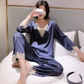 Dámské pyžamo Dámské pyžamo P3030 tmavě modrá S