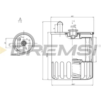 Palivový filtr Palivový filtr BREMSI FE0370