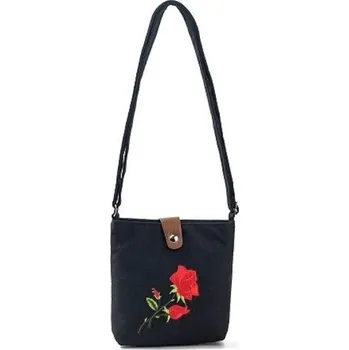 Kabelka Dámská crossbody kabelka M1348 černá