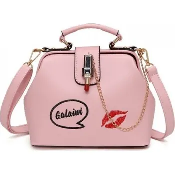 Kabelka Dámská crossbody kabelka M1530 růžová