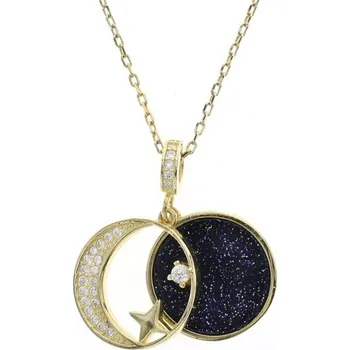 Náhrdelník Dámský náhrdelník s měsícem G606 zlatá