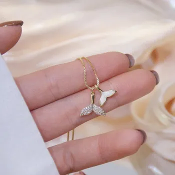 Náhrdelník Dámský náhrdelník s ploutví