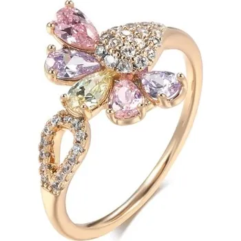 Prsten Dámský prstýnek s květinou D2979 7