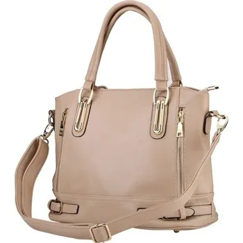 Kabelka Dámská kožená kabelka M1585 béžova