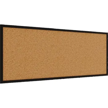 ALLboards korková tabule 100x40 cm lakovaný dřevěný rám ČERNÝ TK104BK