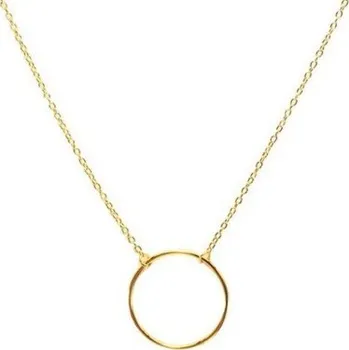 Náhrdelník Dámský náhrdelník s kruhem G439 zlatá