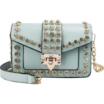 Kabelka Dámská crossbody kabelka M1168 světle zelená