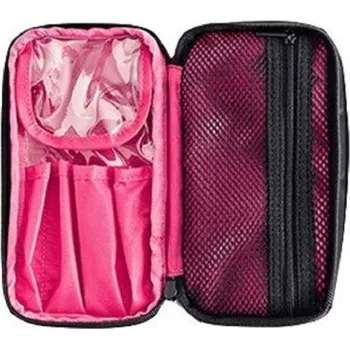 Kosmetická taška Cestovní kosmetická taštička C688 tmavě růžová 1