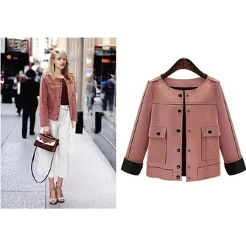 Dámské sako Dámské moderní sako z umělé kůže S