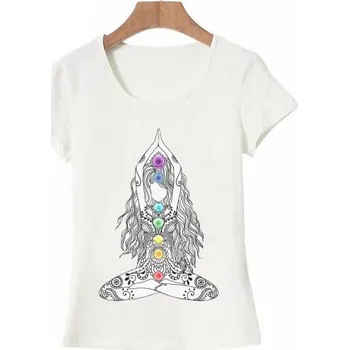 Dámské tričko Dámské tričko s motivem jógy L 3