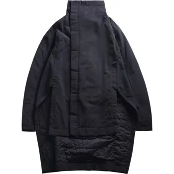 Dámská dlouhá bunda asymetrická XS