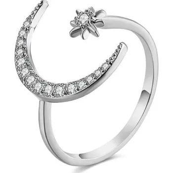 Prsten Dámský prstýnek s měsícem D2433 stříbrná
