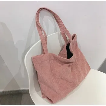 Kabelka Dámská plátěná taška M1010 starorůžová