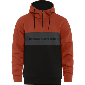 Pánská mikina HORSEFEATHERS FULTON GINGER / BLACK pánská mikina