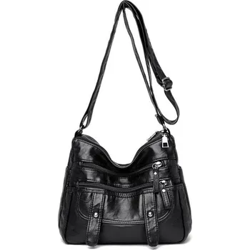 Kabelka Dámská crossbody kabelka M1770 černá